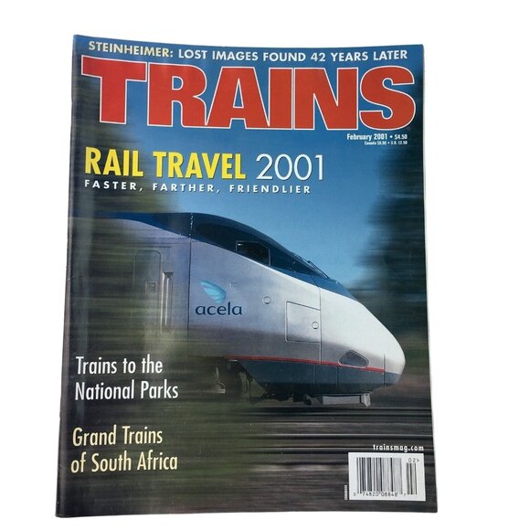 Trains Magazine Lot Of 5 Rail Travel and Industry Insights 2001 u - Picture 4 of 13